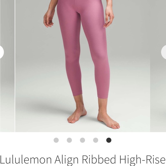 lululemon athletica Pants - Lululemon velvet Dust Ribbed Align Leggings